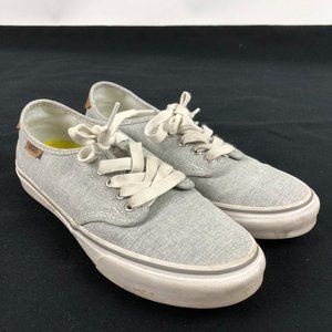 Vans Off The Wall Sneakers Grey w/ Leather Accents